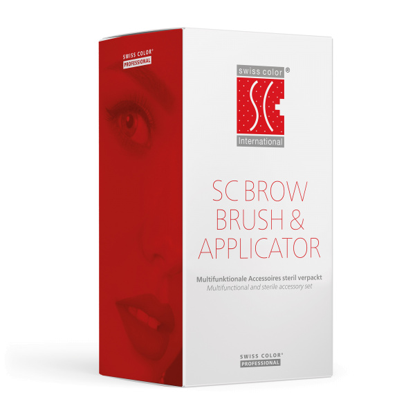 Représentation de l'emballage du SC Brow Brush & Applicator Set