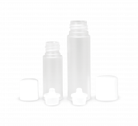 Photo des flacons pour mélanger les pigments Photo des flacons pour mélanger les pigments