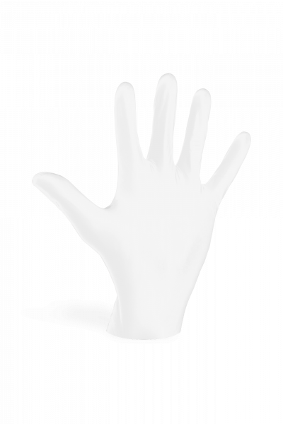 Représentation d'un gant en nitrile