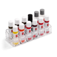 Photo du support en plexiglas de taille S pour le rangement des pigments Photo du support en plexiglas de taille S pour le rangement des pigments