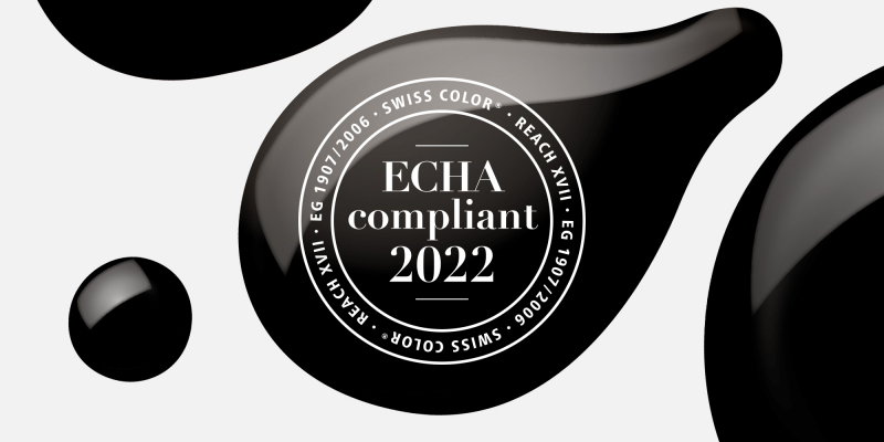 Logo de Swiss Color conforme à l'ECHA pour 2022
